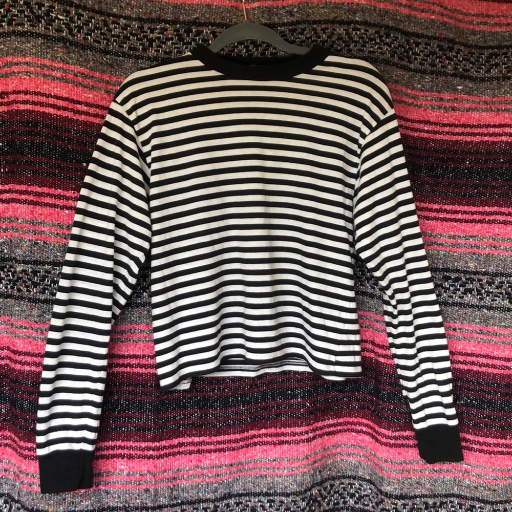 Brandy Melville long sleeve striped tee